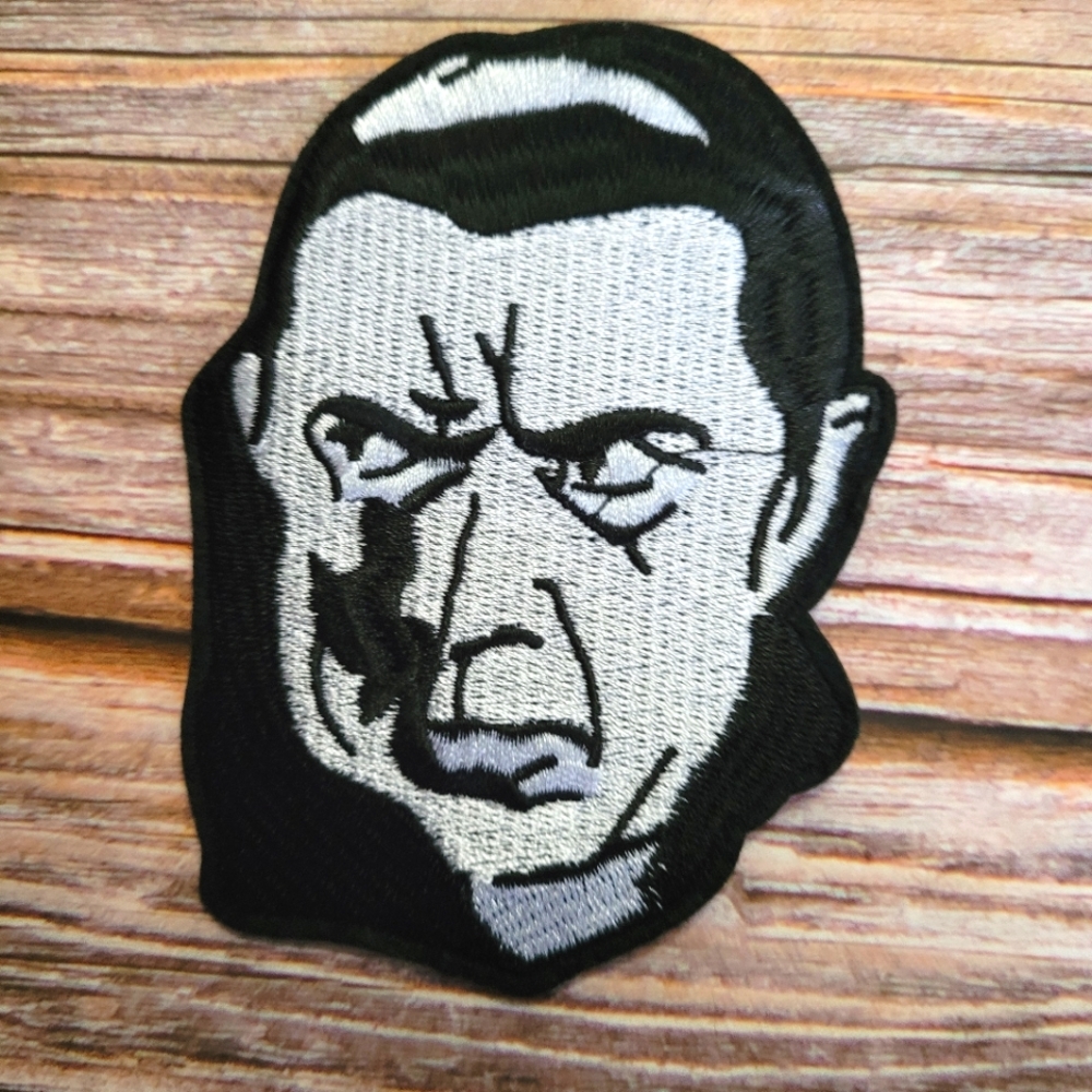 3/13$ Vintage Dracula Horror Hollywood Vampire Retro Goth Embroidered Patch